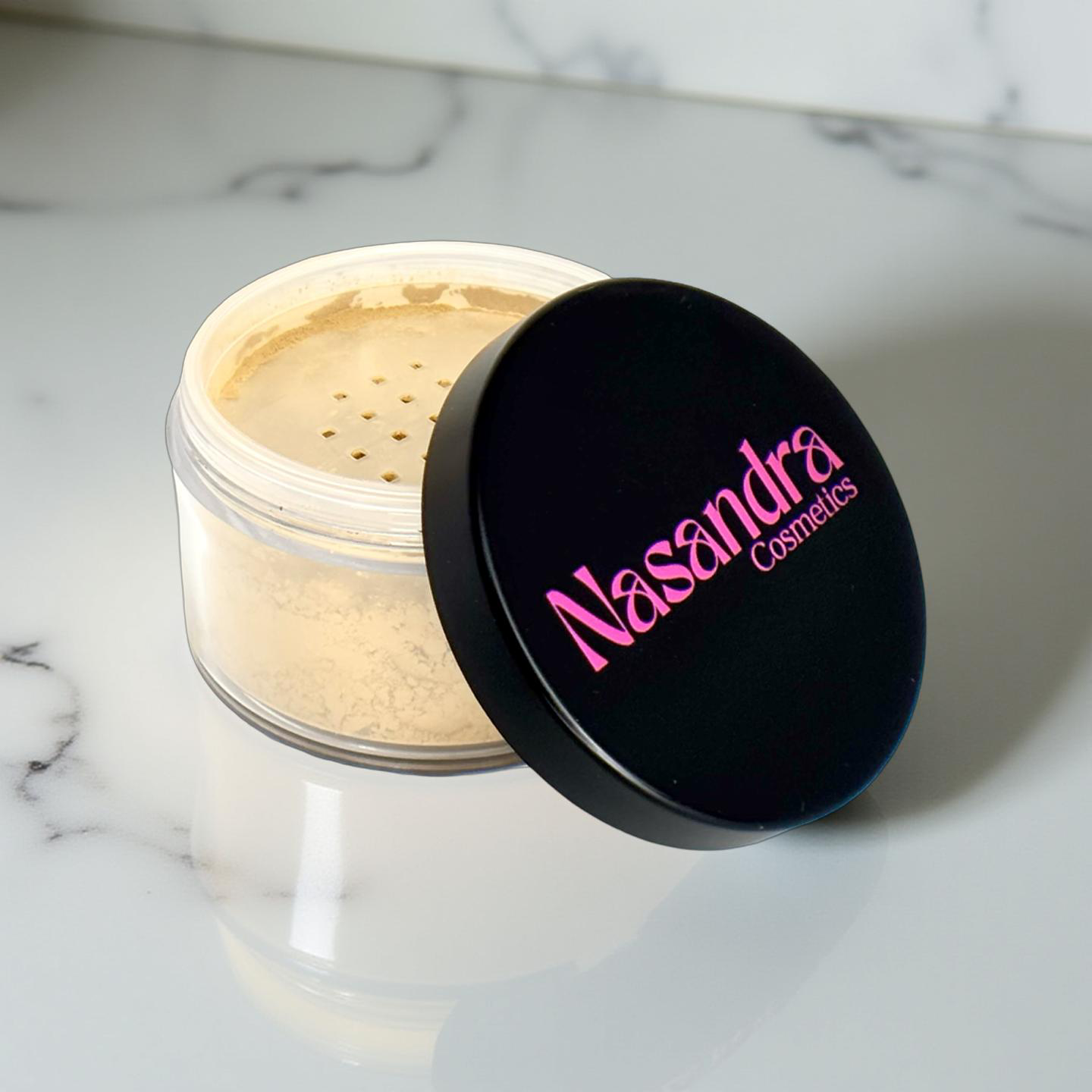 Nasandracosmetics Banana Setting Powder | Long-Lasting Wear Matte Glow for All Skin Tones