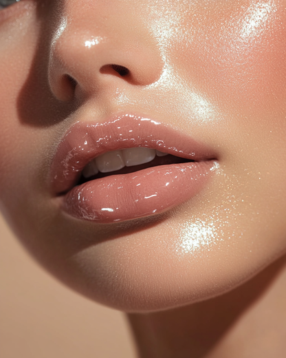 Nasandracosmetics Hydrating Green Apple & Cherry Lip Oil Duo glossy finish