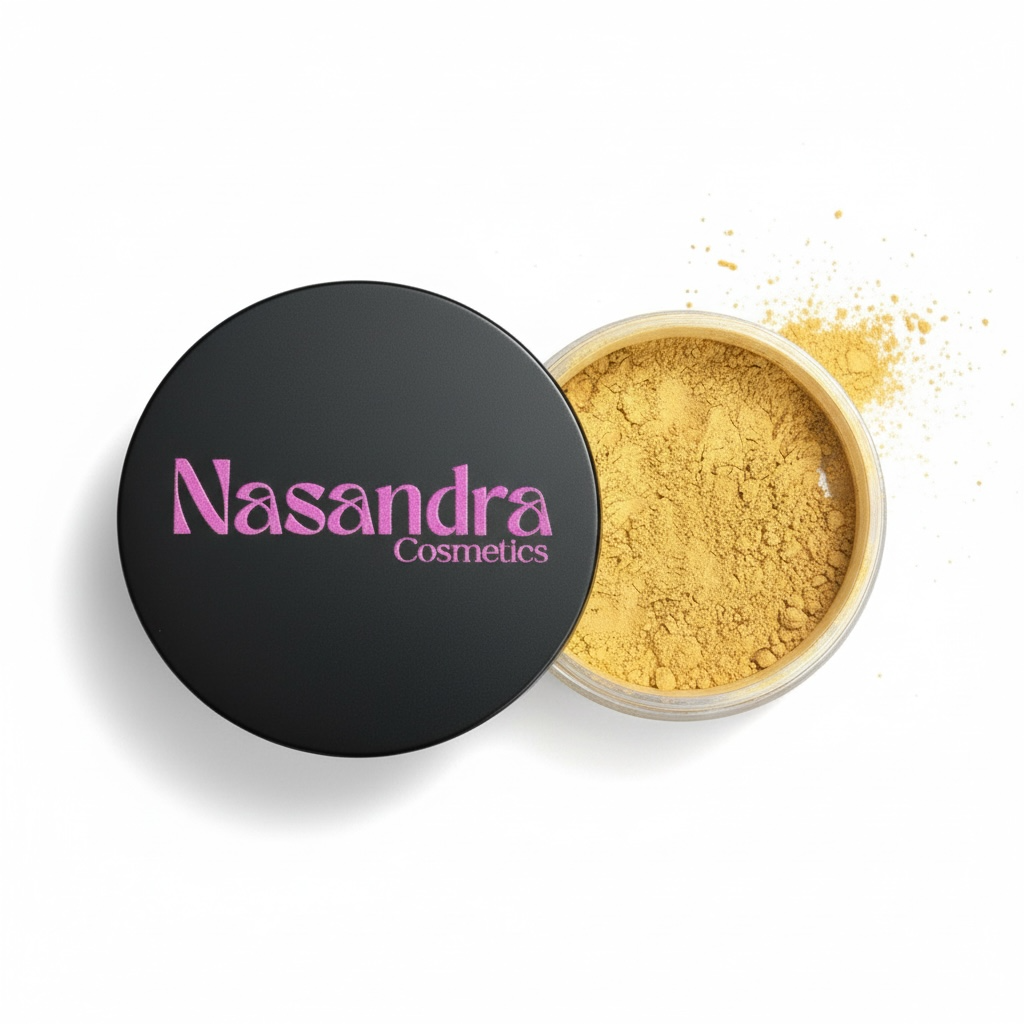 Nasandracosmetics Banana Setting Powder | Long-Lasting Wear Matte Glow for All Skin Tones