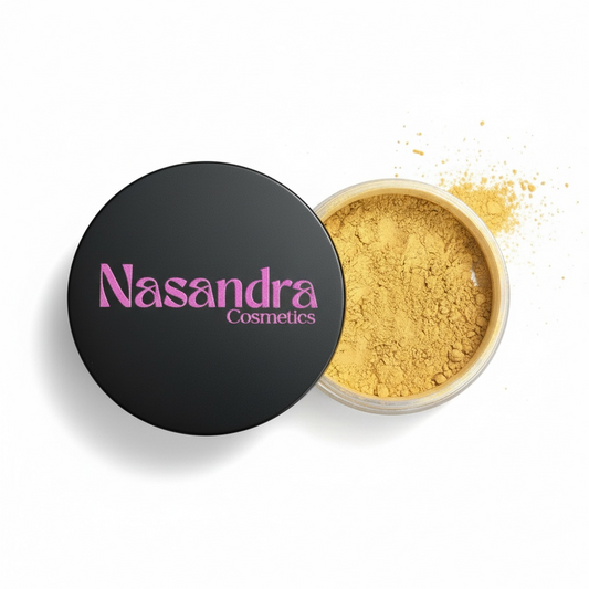 Nasandracosmetics Banana Setting Powder | Long-Lasting Wear Matte Glow for All Skin Tones