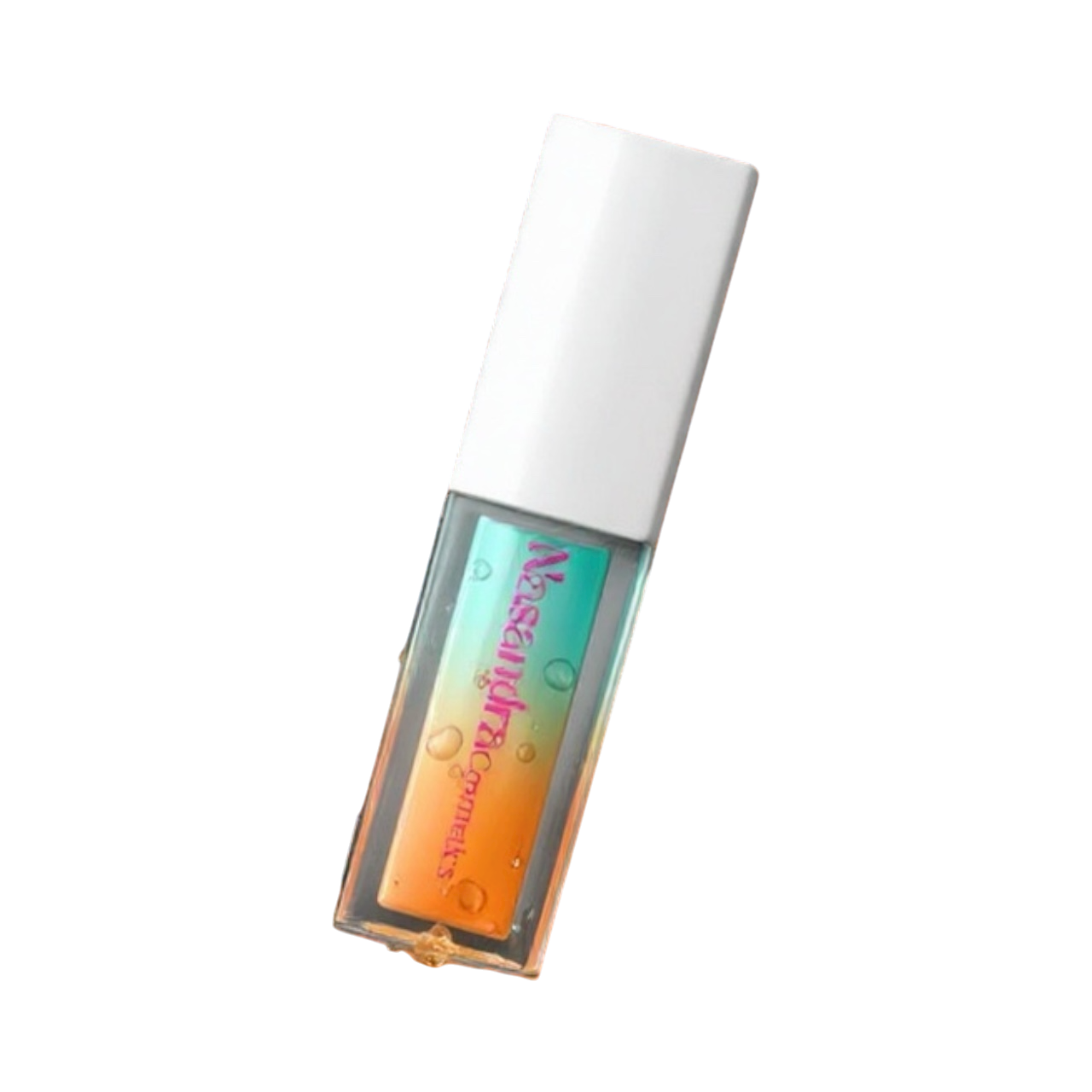 Nasandracosmetics Hydrating Lip Oil Duo | Aloe & Mango refreshing oil, glossy finish and non sticky