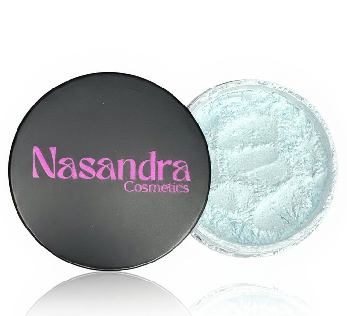 Nasandracosmetics Blue Setting Powder – Long Last Oil Control and Sine Control Brighten Dull Skin & Blur Imperfections