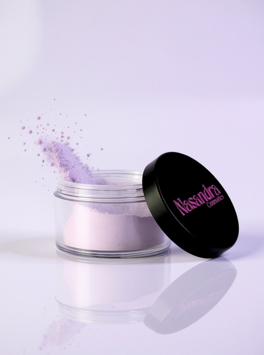 Nasandracosmetics Radiant Balance Purple Finishing Powder Oil Control & Brighten Dull Perfection