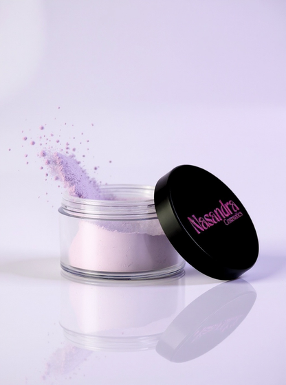 Nasandracosmetics Radiant Balance Purple Finishing Powder Oil Control & Brighten Dull Perfection