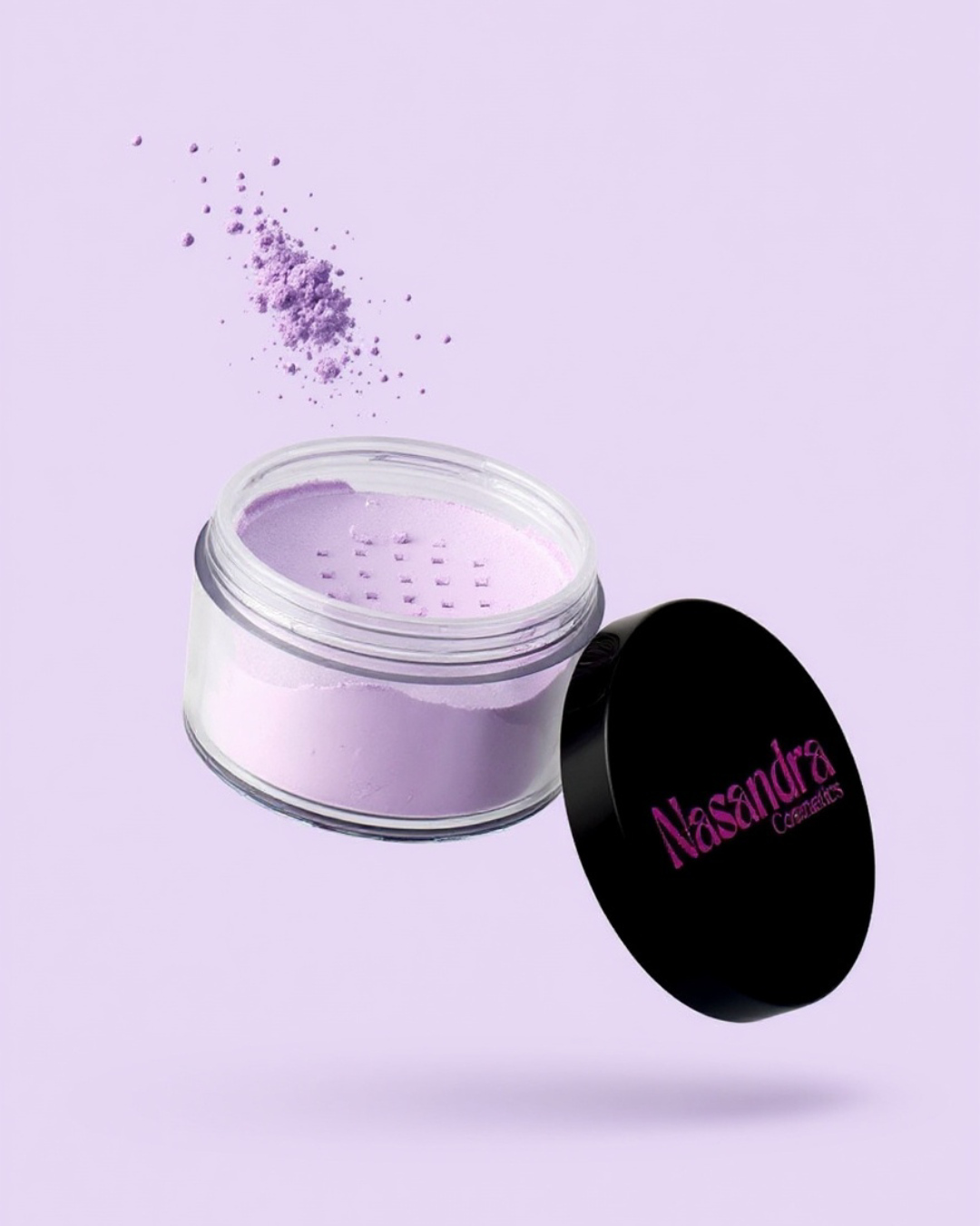 Nasandracosmetics Radiant Balance Purple Finishing Powder Oil Control & Brighten Dull Perfection